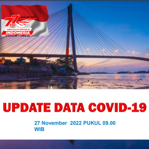 Data Harian Covid-19, 27 November 2022