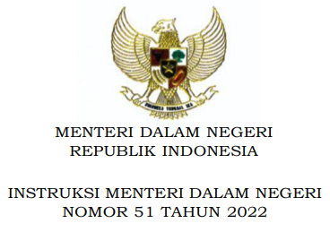 Salinan Instruksi Menteri Dalam Negeri Nomor 51 Tahun 2022